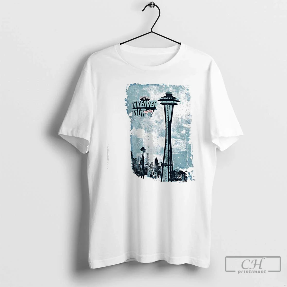 Classic Stadium Essentials Seattle Takeover City Photo T-Shirts, Hoodie, Sweatshirt - T-Shirt, Sweatshirt, Hoodie