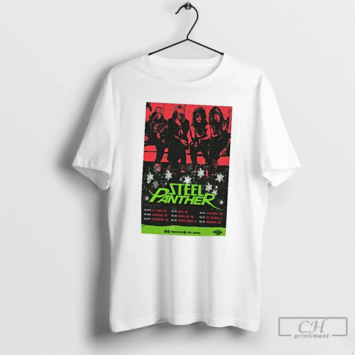 Classic Steel Panther December Shows 2025 T-Shirts, Hoodie, Sweatshirt - T-Shirt, Sweatshirt, Hoodie