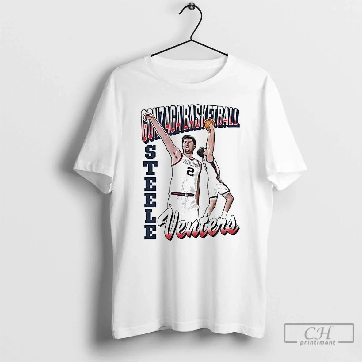 Classic Steele Venters Cartoon Gonzaga Bulldogs T-Shirts, Hoodie, Sweatshirt - T-Shirt, Sweatshirt, Hoodie