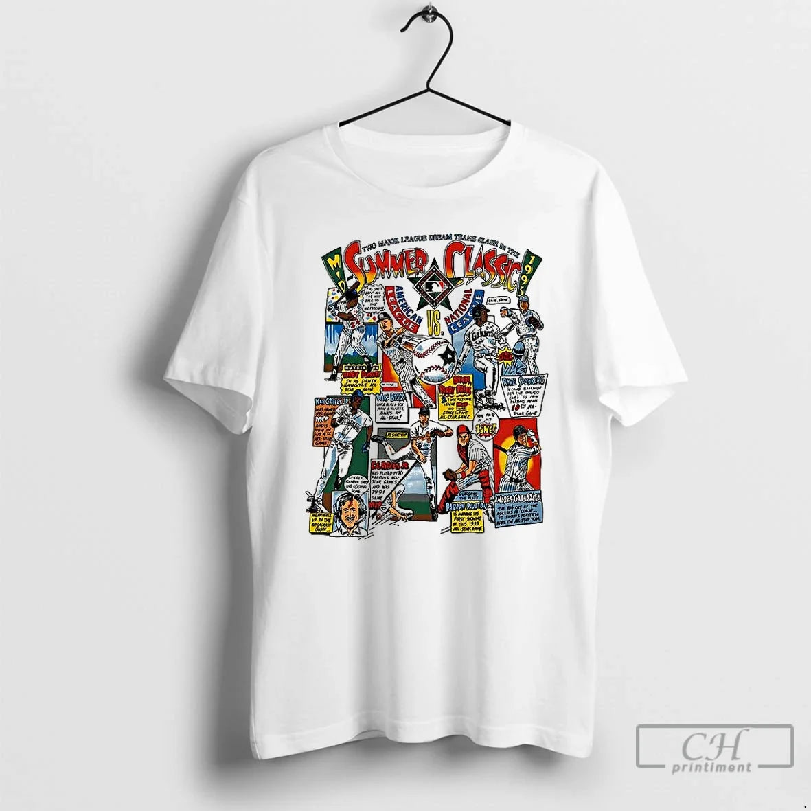 Classic Summer Classic Two Major League Dream Teams Clash 1993 T-Shirts, Hoodie, Sweatshirt - T-Shirt, Sweatshirt, Hoodie