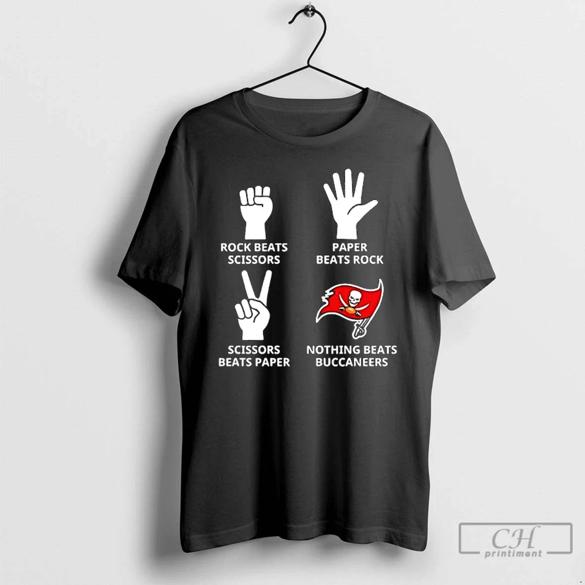 Classic Tampa Bay Buccaneers Nothing Beats Rock Beats Scissors Paper Beats Rock Scissors Beats Paper T-Shirts, Hoodie, Sweatshirt - T-Shirt, Sweatshirt, Hoodie
