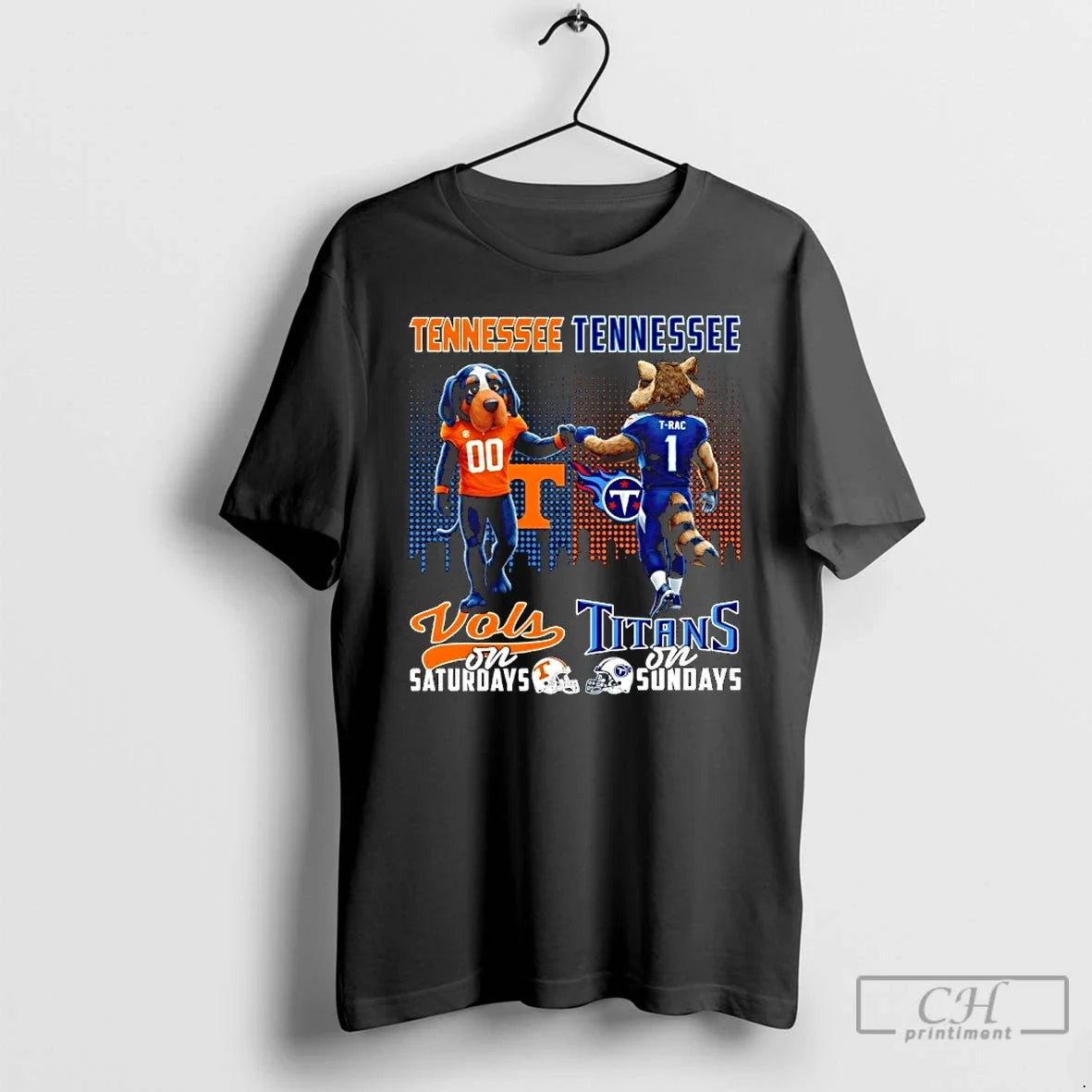 Classic Tennessee Volunteers Saturdays X Tennessee Titans Sundays Mascot T-Shirts, Hoodie, Sweatshirt - T-Shirt, Sweatshirt, Hoodie