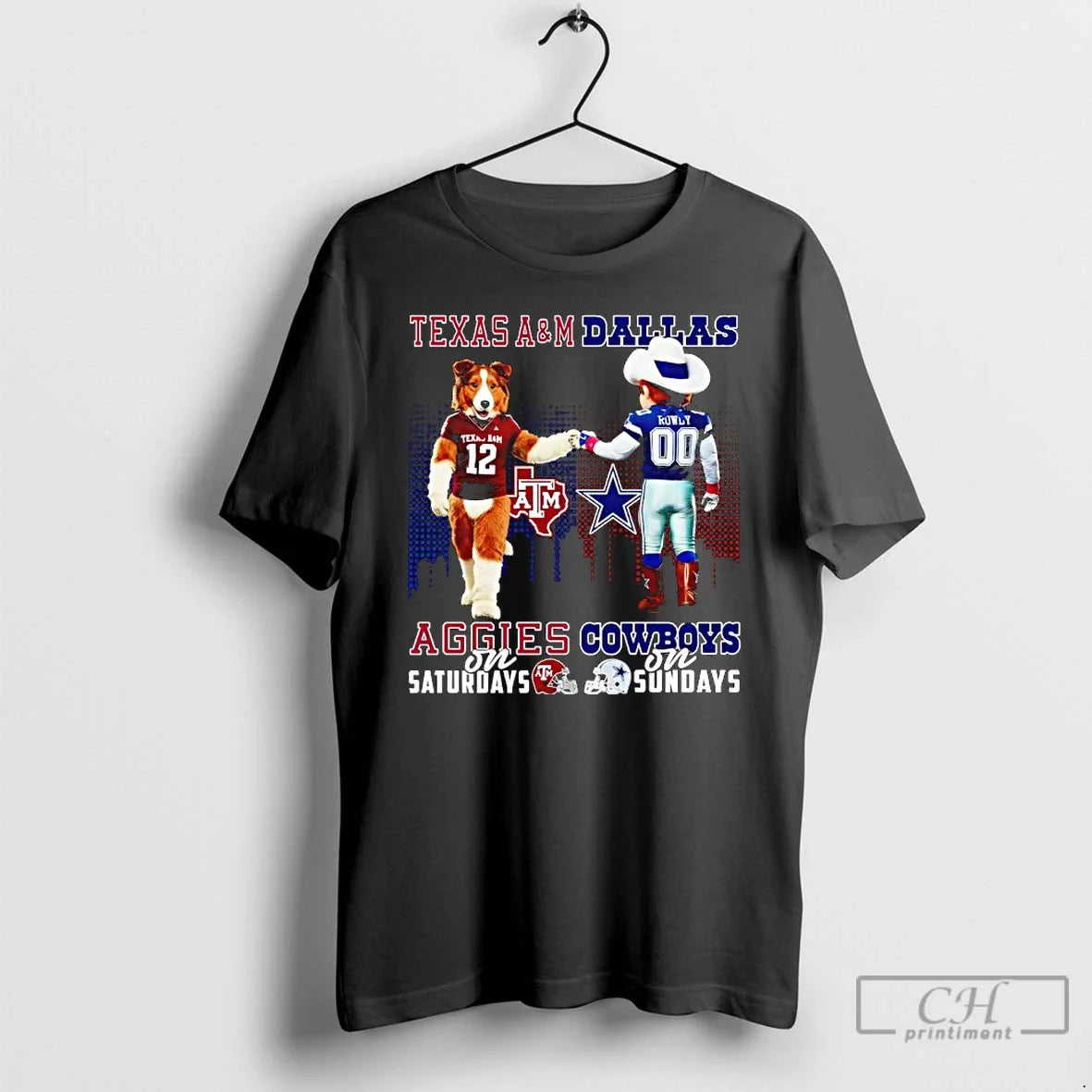 Classic Texas Am Aggies Saturdays X Dallas Cowboys Sundays Mascot T-Shirts, Hoodie, Sweatshirt - T-Shirt, Sweatshirt, Hoodie