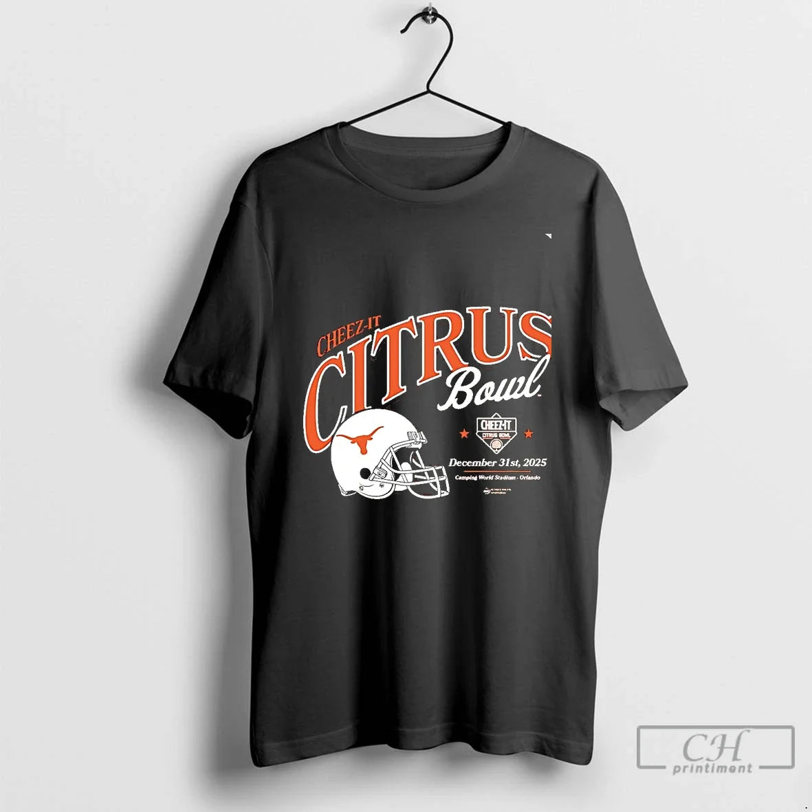 Classic Texas Longhorns 2025 Cheez Citrus Bowl Helmet Chriast T-Shirts, Hoodie, Sweatshirt - T-Shirt, Sweatshirt, Hoodie