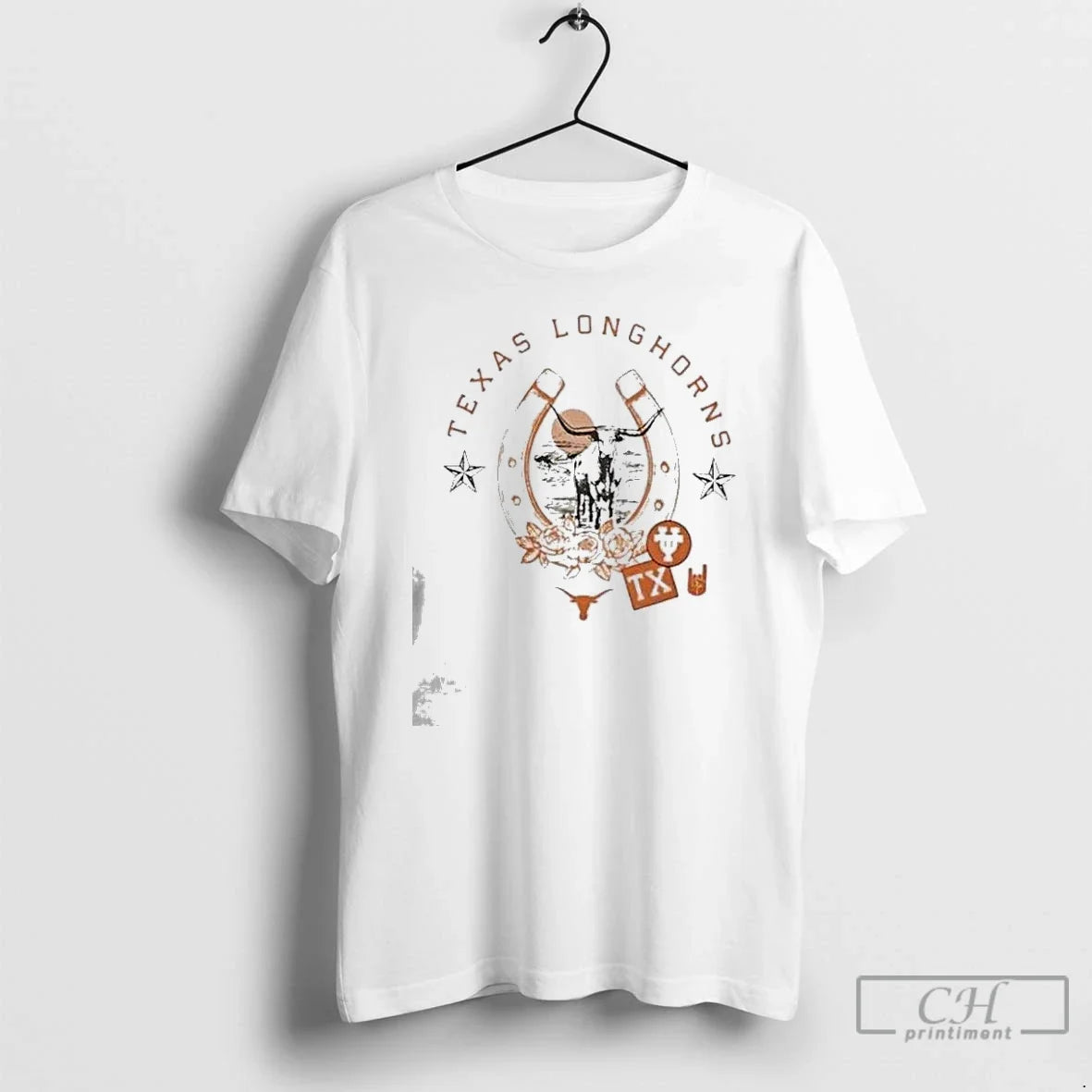 Classic Texas Longhorns Bevo Horseshoe African Buffalo T-Shirts, Hoodie, Sweatshirt - T-Shirt, Sweatshirt, Hoodie