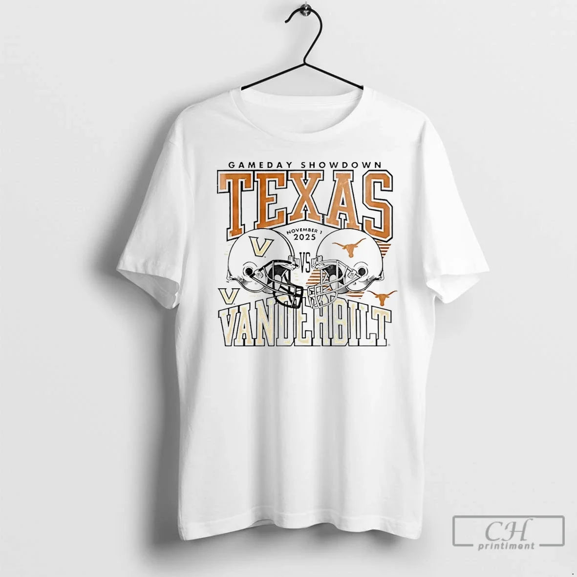 Classic Texas Longhorns Vs Vanderbilt Commodores Gameday Showdow 2025 T-Shirts, Hoodie, Sweatshirt - T-Shirt, Sweatshirt, Hoodie