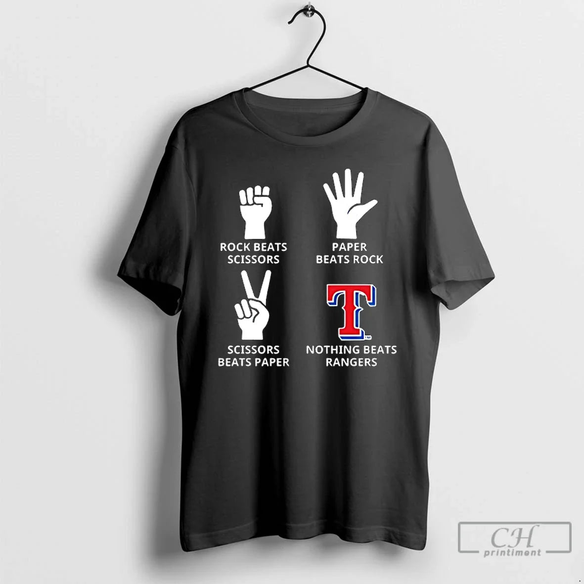 Classic Texas Rangers Nothing Beats Rock Beats Scissors Paper Beats Rock Scissors Beats Paper T-Shirts, Hoodie, Sweatshirt - T-Shirt, Sweatshirt, Hoodie