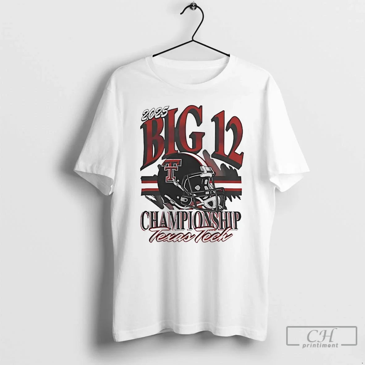 Classic Texas Tech Red Raiders 2025 Big 12 Championship Helmet T-Shirts, Hoodie, Sweatshirt - T-Shirt, Sweatshirt, Hoodie