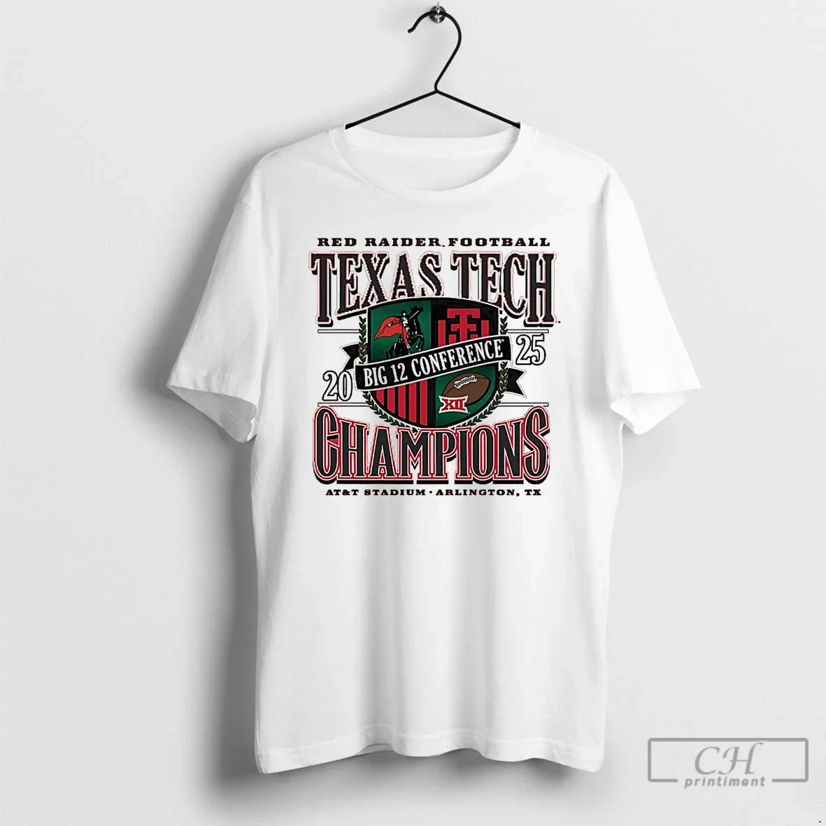 Classic Texas Tech Red Raiders 2025 Big 12 Conference Champions Att Stadium T-Shirts, Hoodie, Sweatshirt - T-Shirt, Sweatshirt, Hoodie