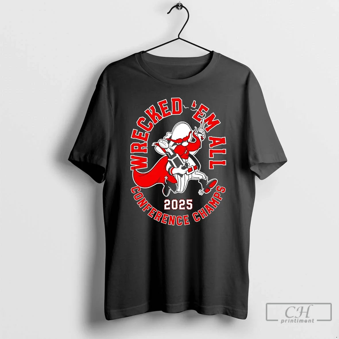 Classic Texas Tech Red Raiders 2025 Conference Champs Wrecked Em All T-Shirts, Hoodie, Sweatshirt - T-Shirt, Sweatshirt, Hoodie