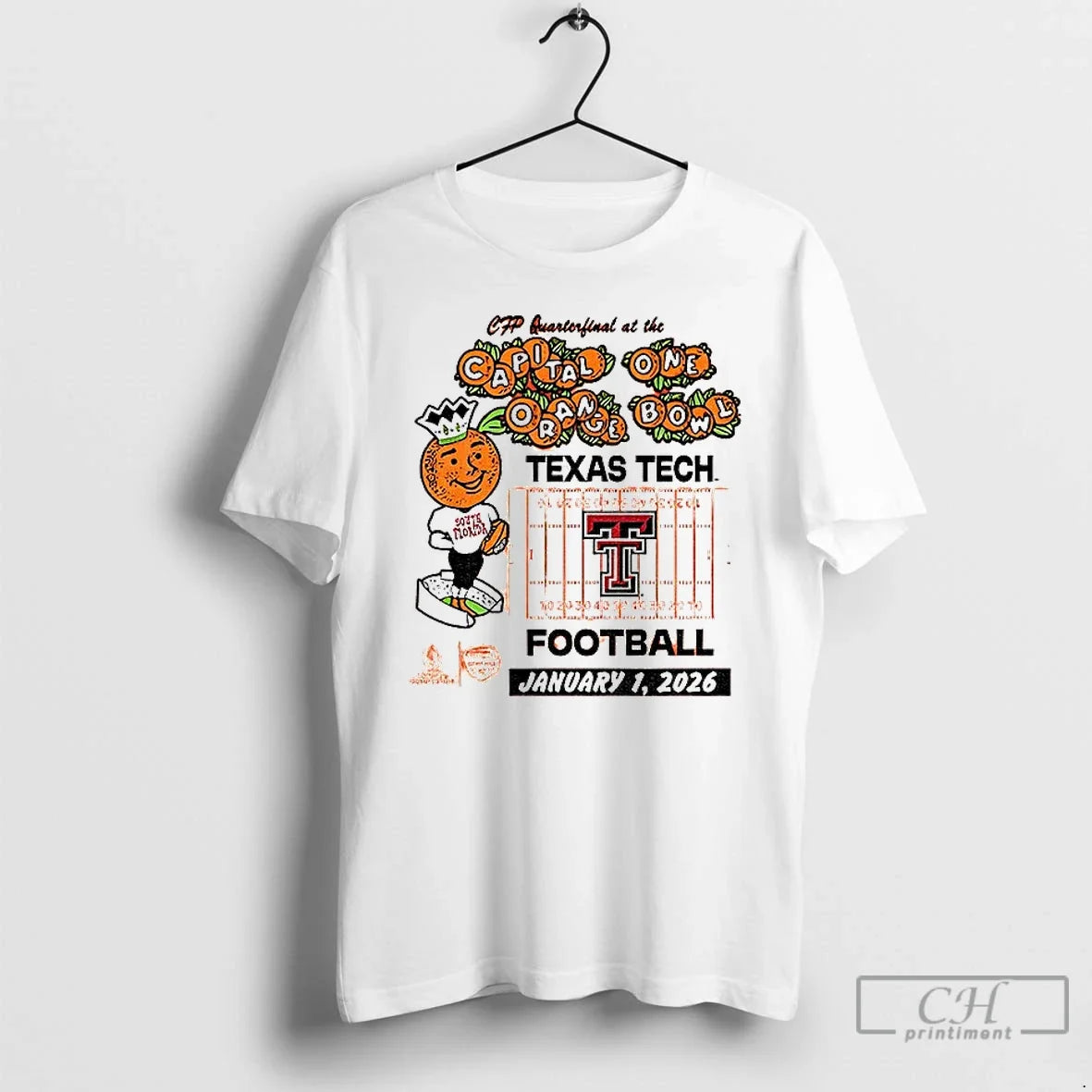 Classic Texas Tech Red Raiders Capital One Orange Bowl January 1 2026 Football T-Shirts, Hoodie, Sweatshirt - T-Shirt, Sweatshirt, Hoodie