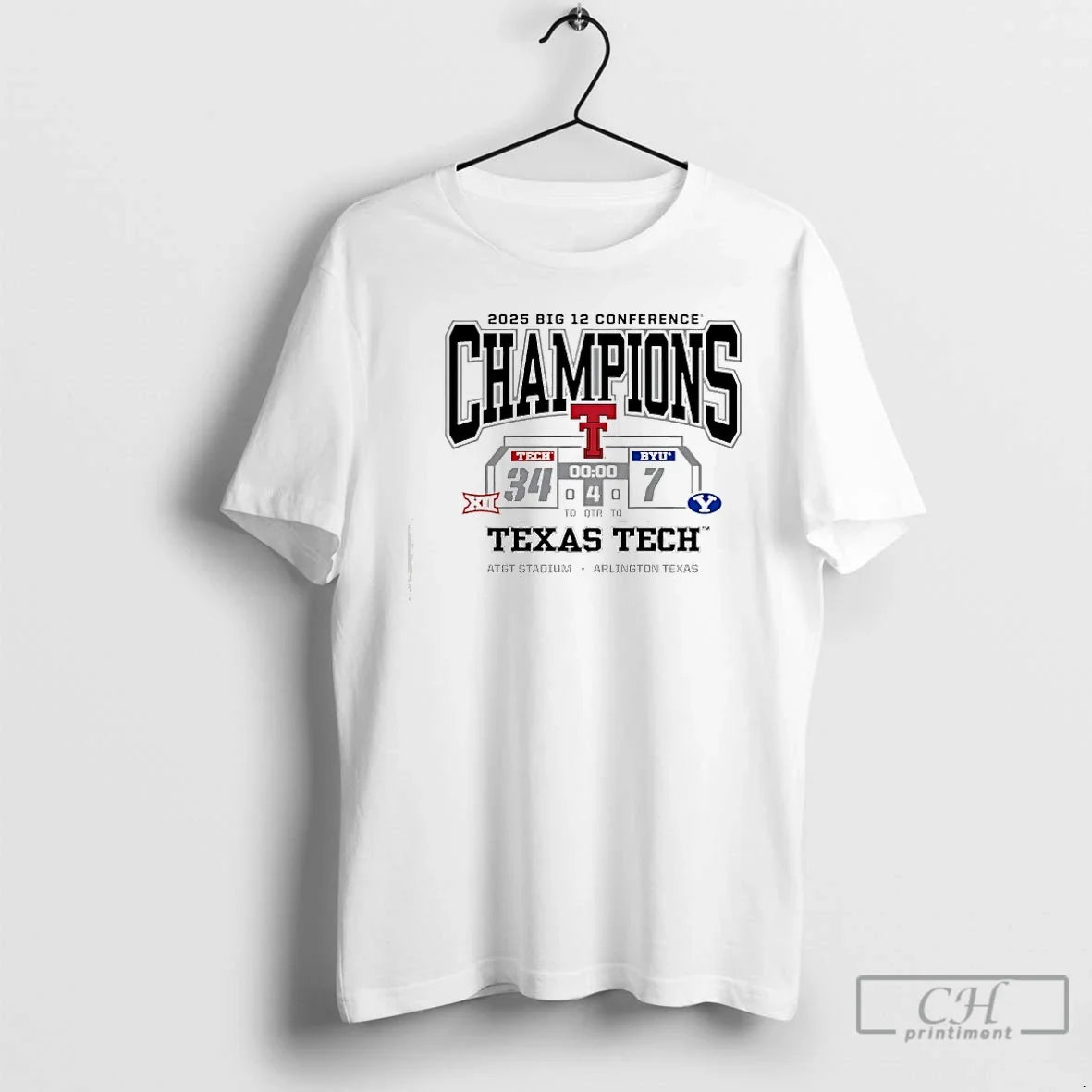 Classic Texas Tech Red Raiders Beat Byu Cougars Big 12 Conference Champions 2025 T-Shirts, Hoodie, Sweatshirt - T-Shirt, Sweatshirt, Hoodie