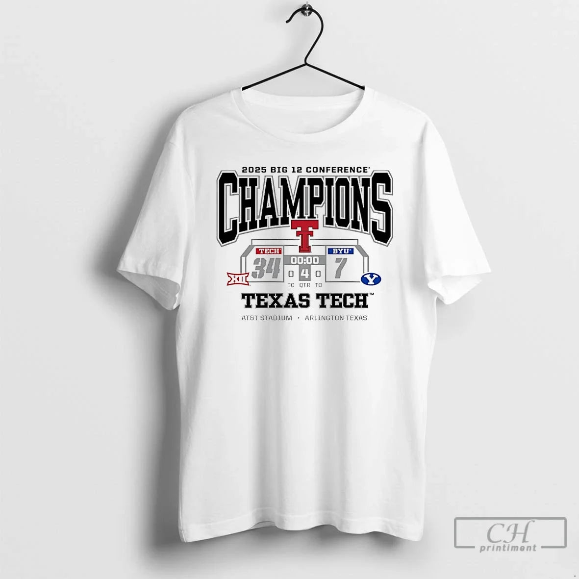 Classic Texas Tech Football 2025 Big 12 Conference Champions Beat Byu Cougars T-Shirts, Hoodie, Sweatshirt - T-Shirt, Sweatshirt, Hoodie