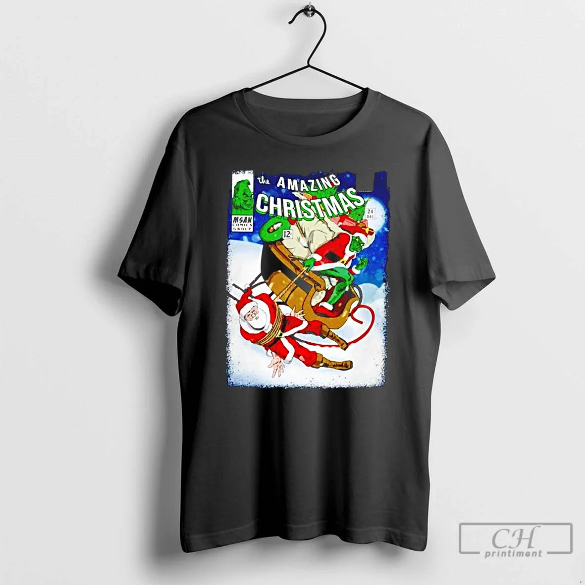 Classic Grinch Santa Claus Amazing Comic T-Shirts, Hoodie, Sweatshirt - T-Shirt, Sweatshirt, Hoodie