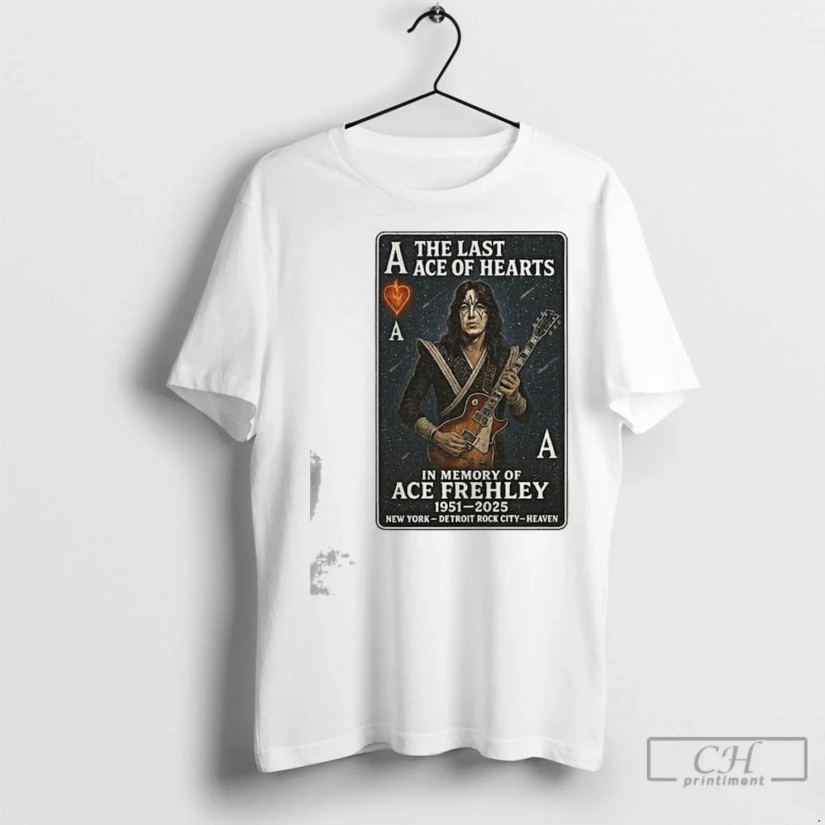 Classic Last Ace Hearts Memory Ace Frehley 1951 2025 T-Shirts, Hoodie, Sweatshirt - T-Shirt, Sweatshirt, Hoodie