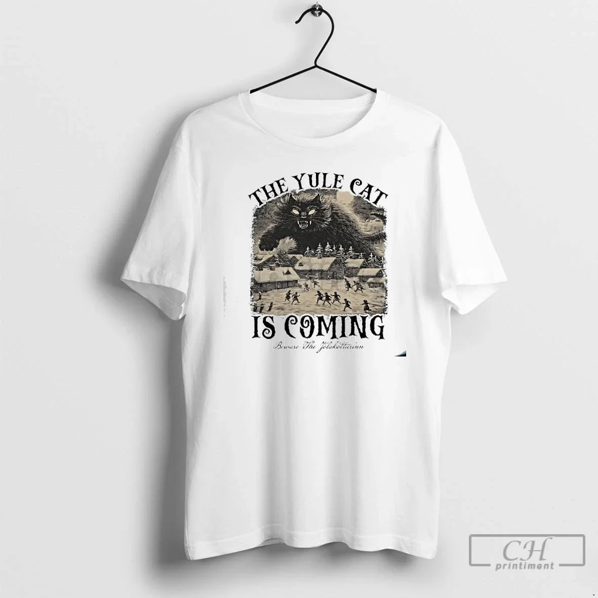 Classic Yule Cat Is Coming Jolakotturinn T-Shirts, Hoodie, Sweatshirt - T-Shirt, Sweatshirt, Hoodie