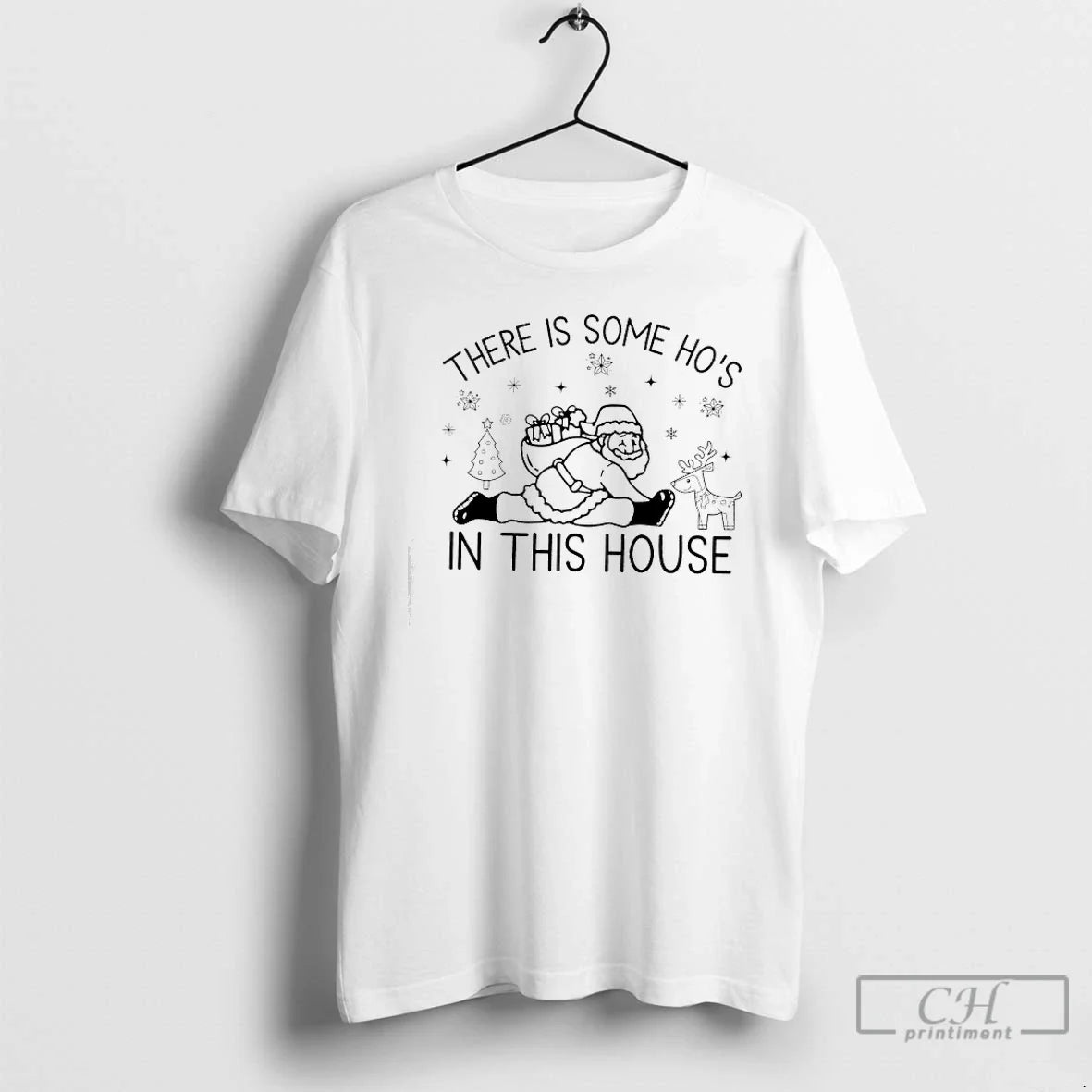 Classic There Is Some Hos This House Santa T-Shirts, Hoodie, Sweatshirt - T-Shirt, Sweatshirt, Hoodie