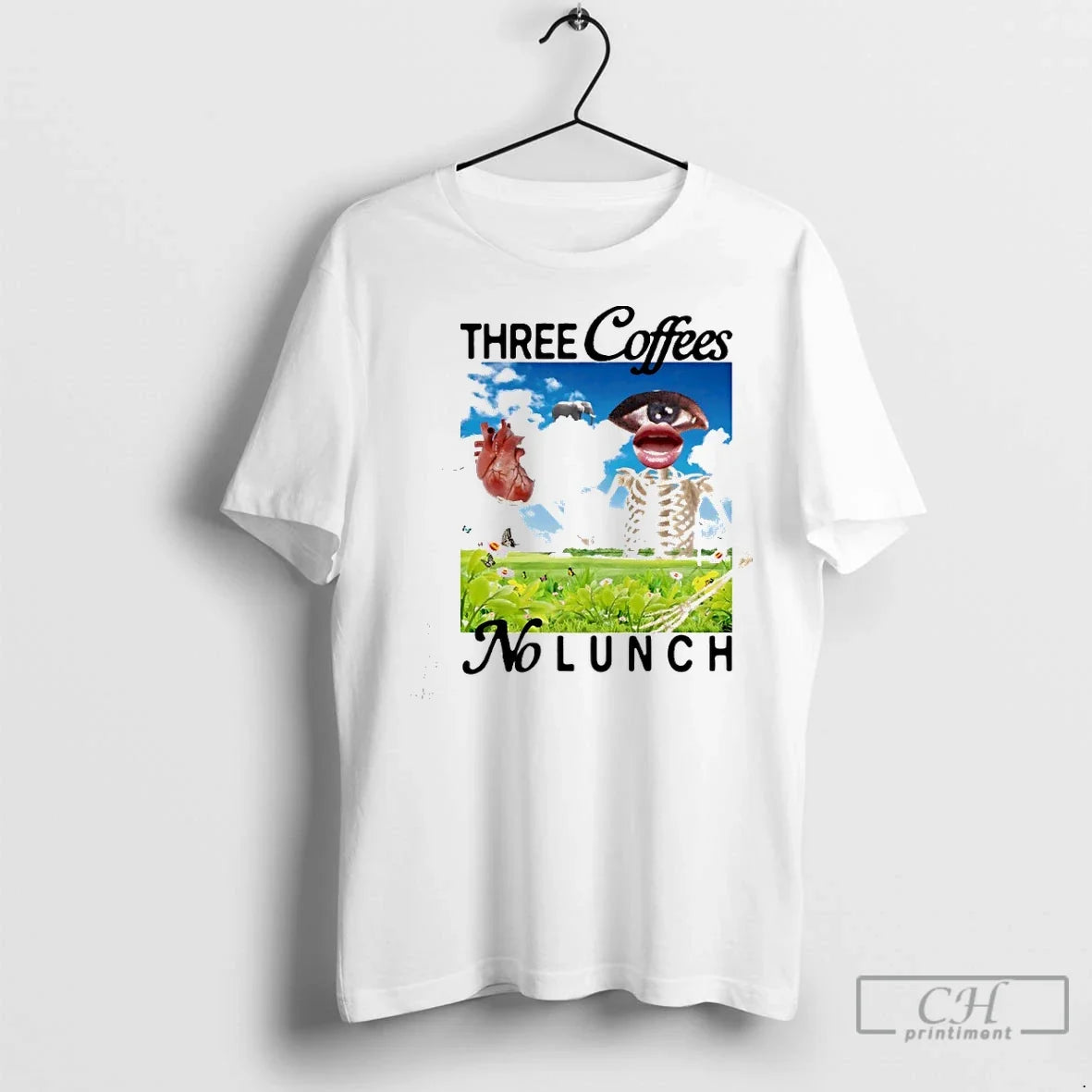 Classic Three Coffees No Lunch T-Shirts, Hoodie, Sweatshirt - T-Shirt, Sweatshirt, Hoodie