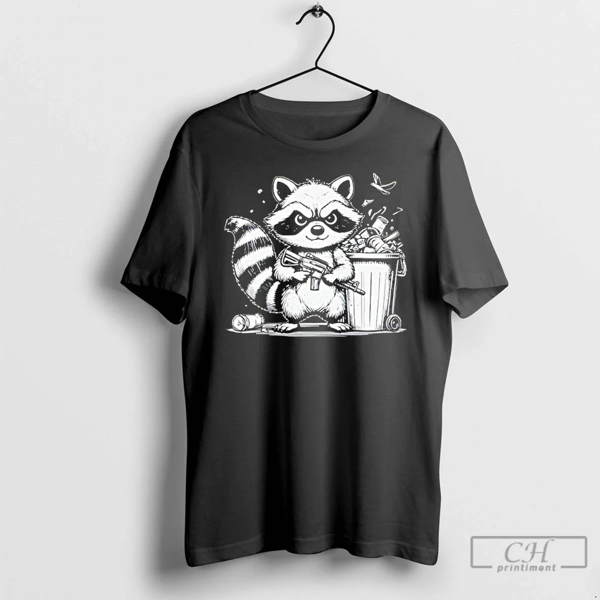 Classic Tiberius Trash Panda Ar Gun T-Shirts, Hoodie, Sweatshirt - T-Shirt, Sweatshirt, Hoodie
