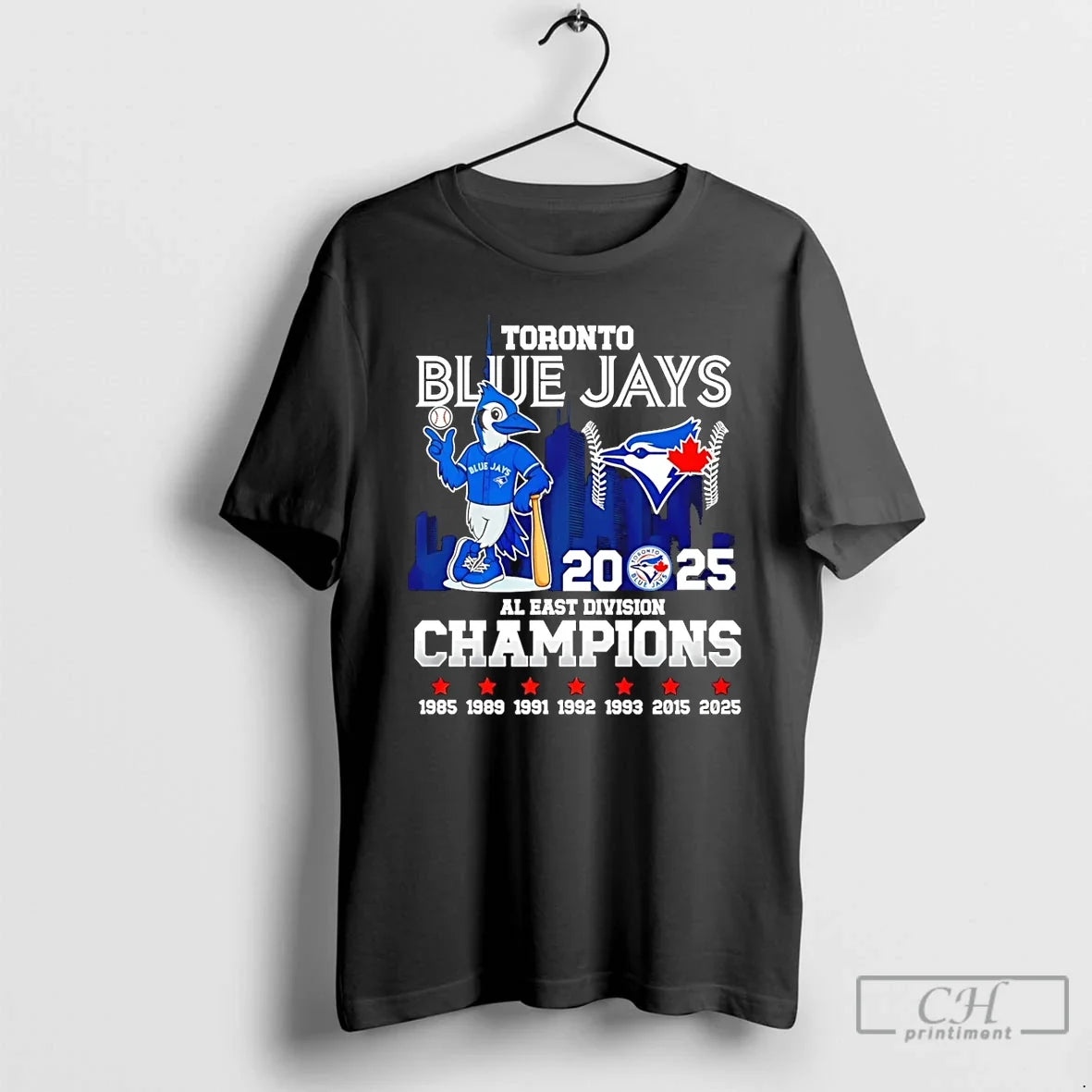 Classic Toronto Blue Jays 2025 Al East Division Champions Mascot T-Shirts, Hoodie, Sweatshirt - T-Shirt, Sweatshirt, Hoodie