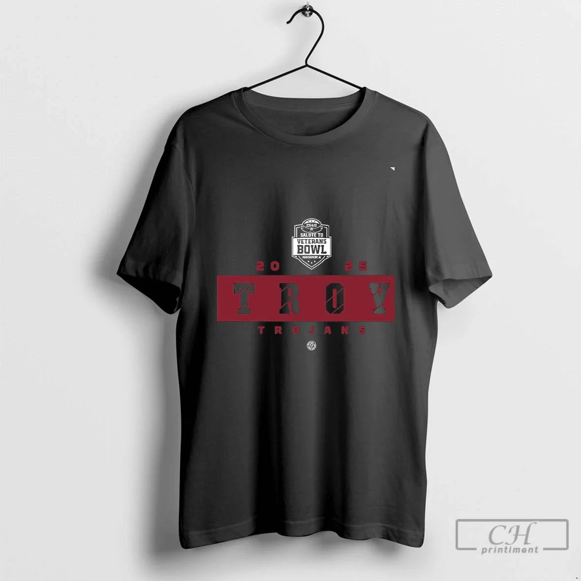 Classic Troy Trojans 2025 Salute Veterans Bowl Chriast T-Shirts, Hoodie, Sweatshirt - T-Shirt, Sweatshirt, Hoodie