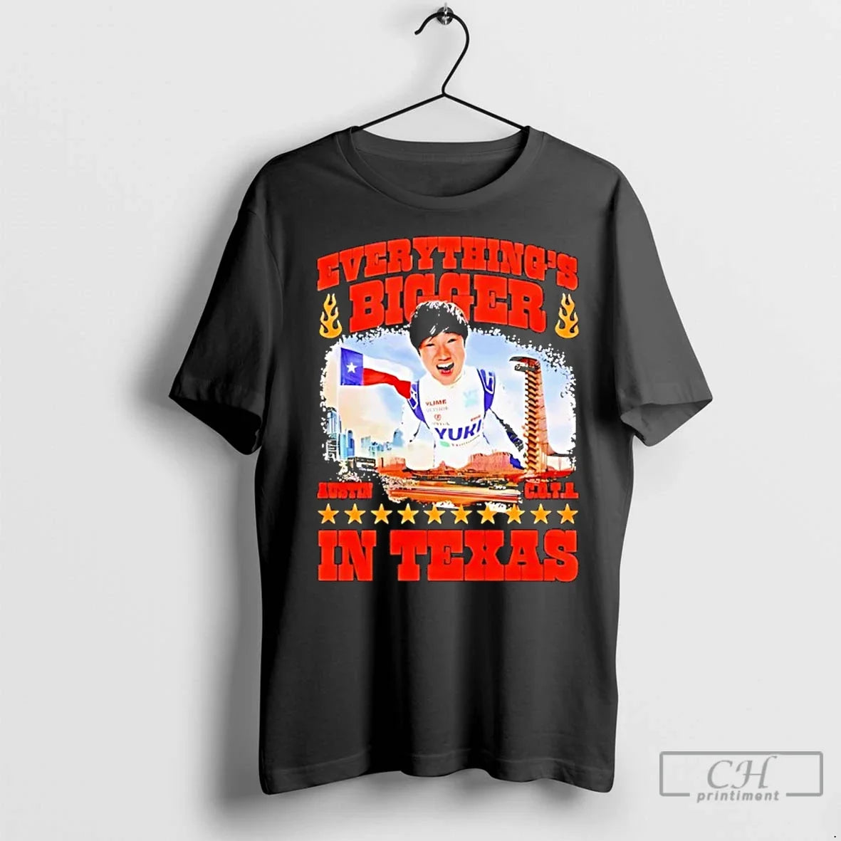 Classic Tsunoda Yuki Everythings Bigger Texas T-Shirts, Hoodie, Sweatshirt - T-Shirt, Sweatshirt, Hoodie
