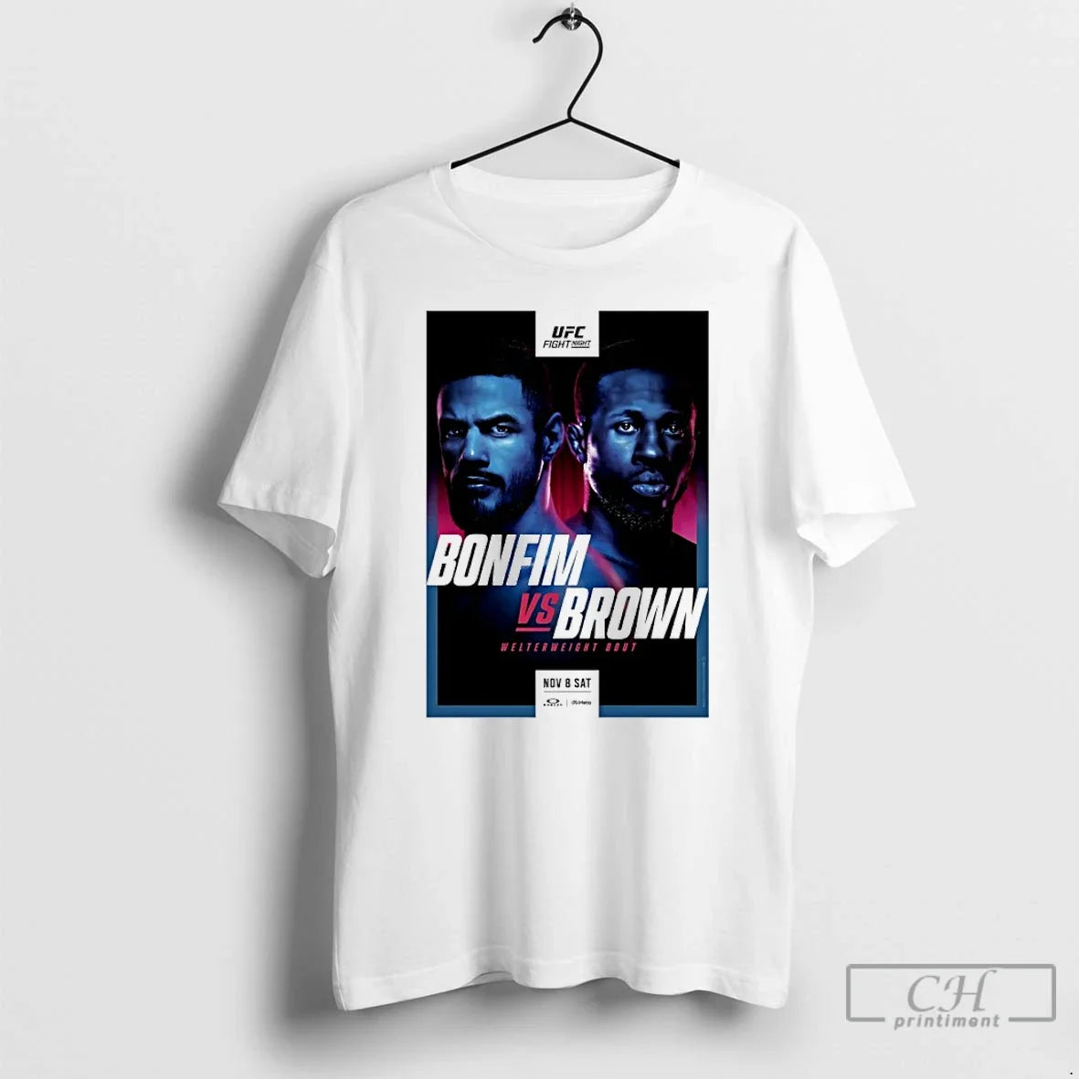 Classic Ufc Fight Night Bonfim Vs Brown Autographed Event T-Shirts, Hoodie, Sweatshirt - T-Shirt, Sweatshirt, Hoodie