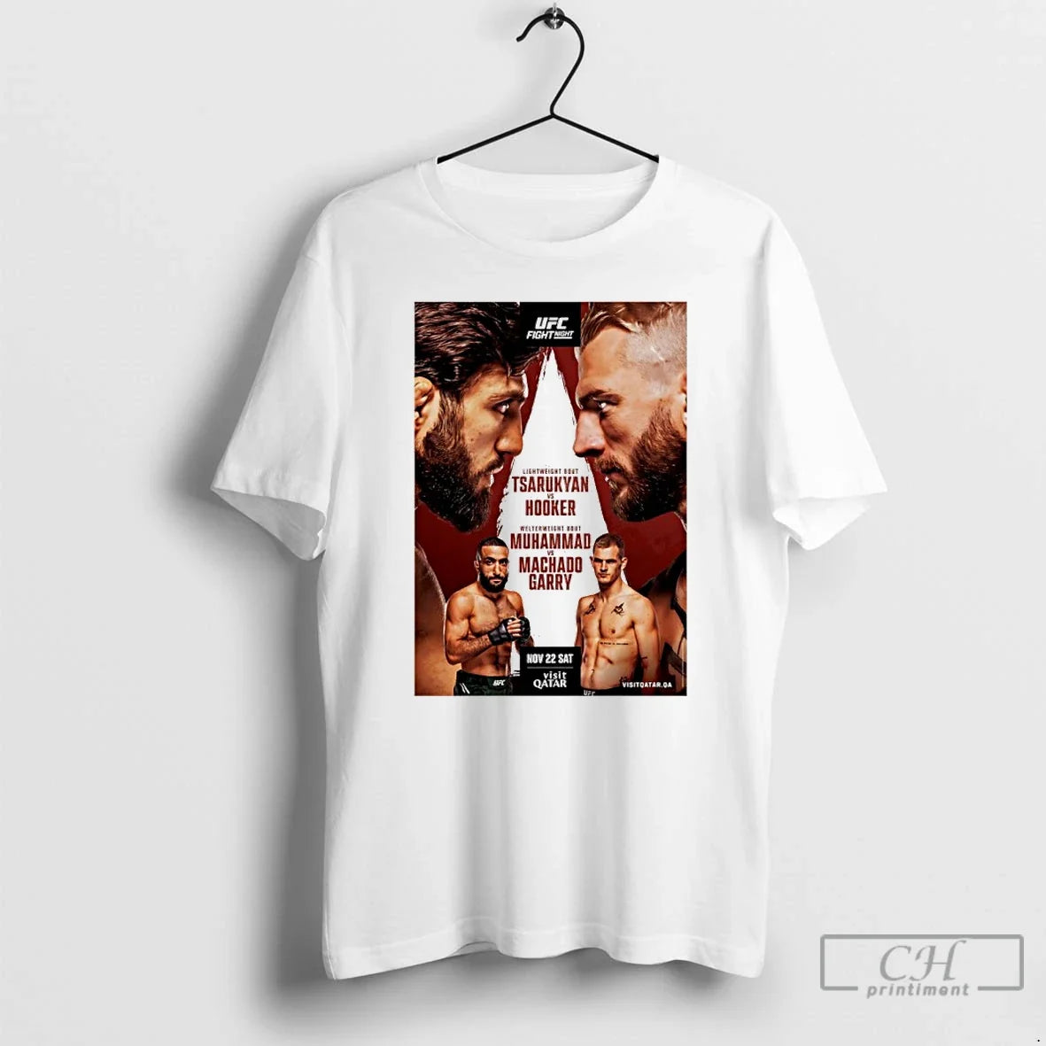 Classic Ufc Fight Night Tsarukyan Vs Hooker Autographed Event T-Shirts, Hoodie, Sweatshirt - T-Shirt, Sweatshirt, Hoodie