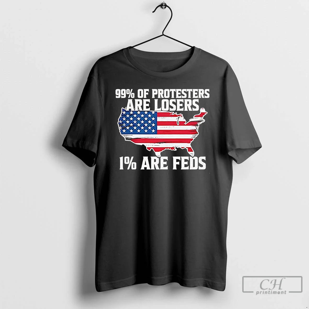 Classic Us Flag 99 Percent Protesters Are Losers 1 Percent Are Red T-Shirts, Hoodie, Sweatshirt - T-Shirt, Sweatshirt, Hoodie