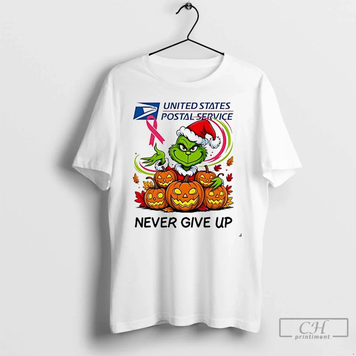 Classic Usps X Grinch Never Give Up T-Shirts, Hoodie, Sweatshirt - T-Shirt, Sweatshirt, Hoodie