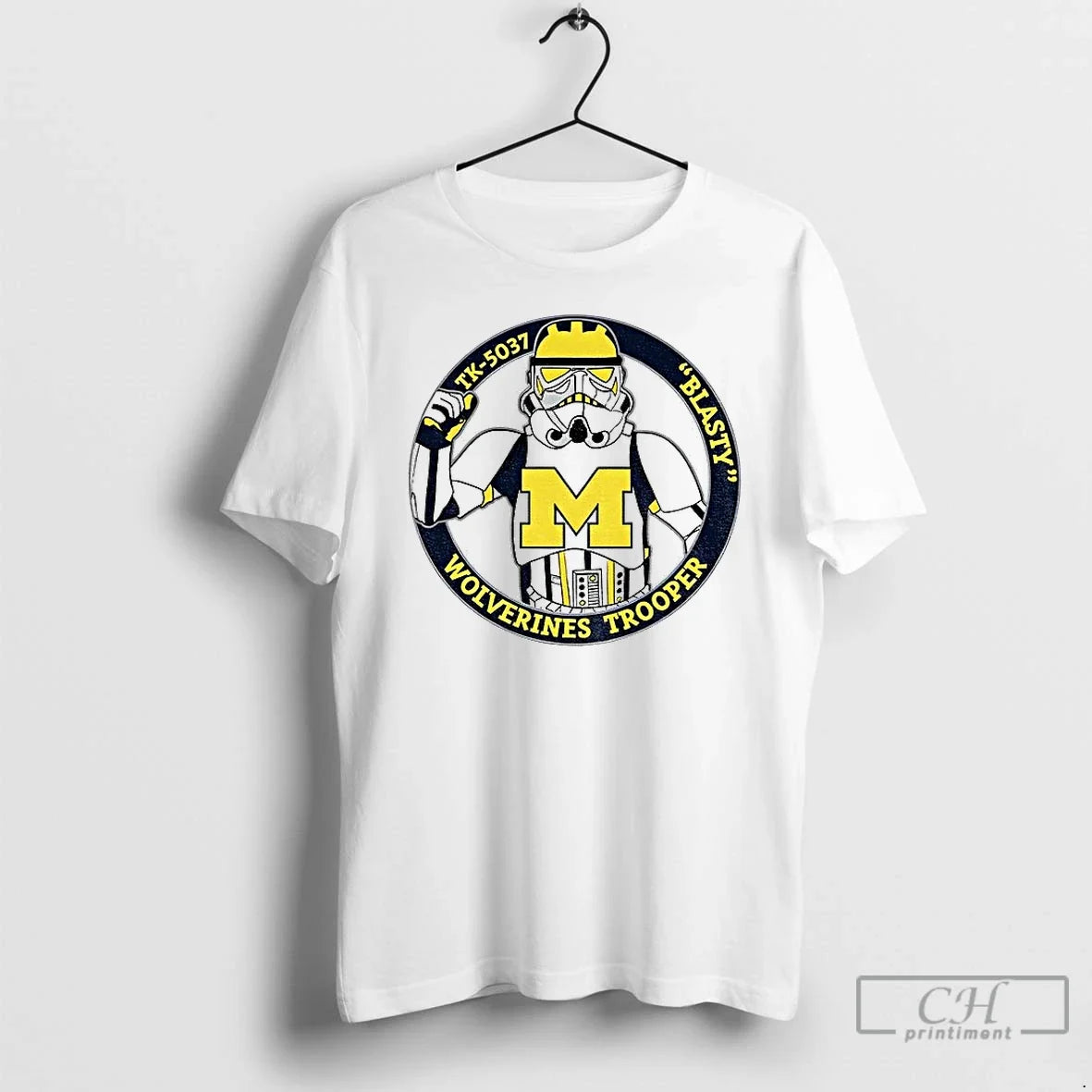 Classic University Michigan Wolverines Stormtrooper Tk 5037 Blasty T-Shirts, Hoodie, Sweatshirt - T-Shirt, Sweatshirt, Hoodie