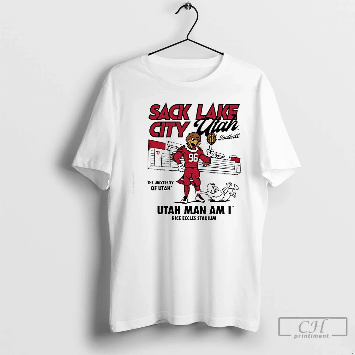 Classic Utah Sack Lake City Football Utah Man Am I Rice Eccles Stadium T-Shirts, Hoodie, Sweatshirt - T-Shirt, Sweatshirt, Hoodie