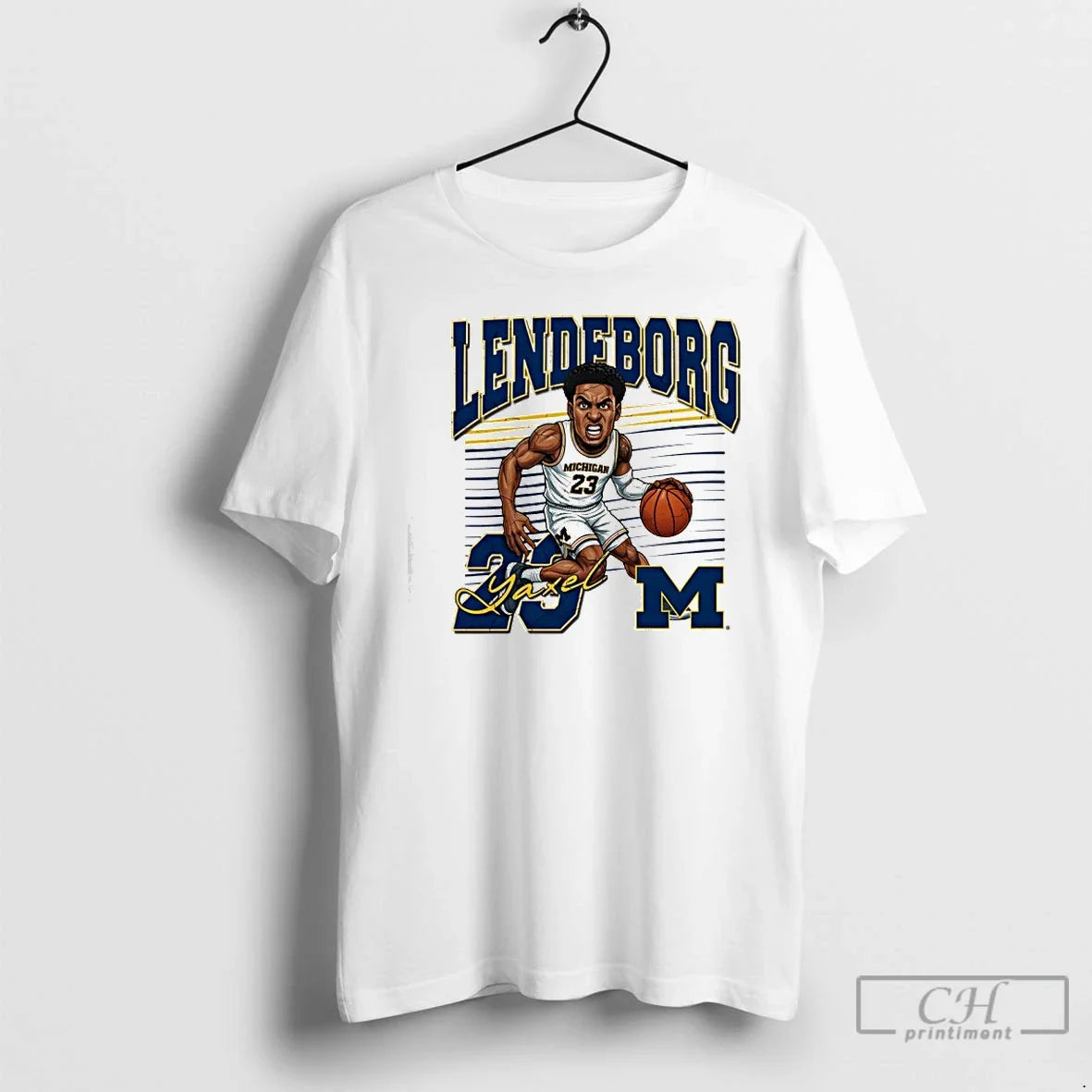 Classic Valiant University Michigan Basketball Yaxel Lendeborg Caricature T-Shirts, Hoodie, Sweatshirt - T-Shirt, Sweatshirt, Hoodie