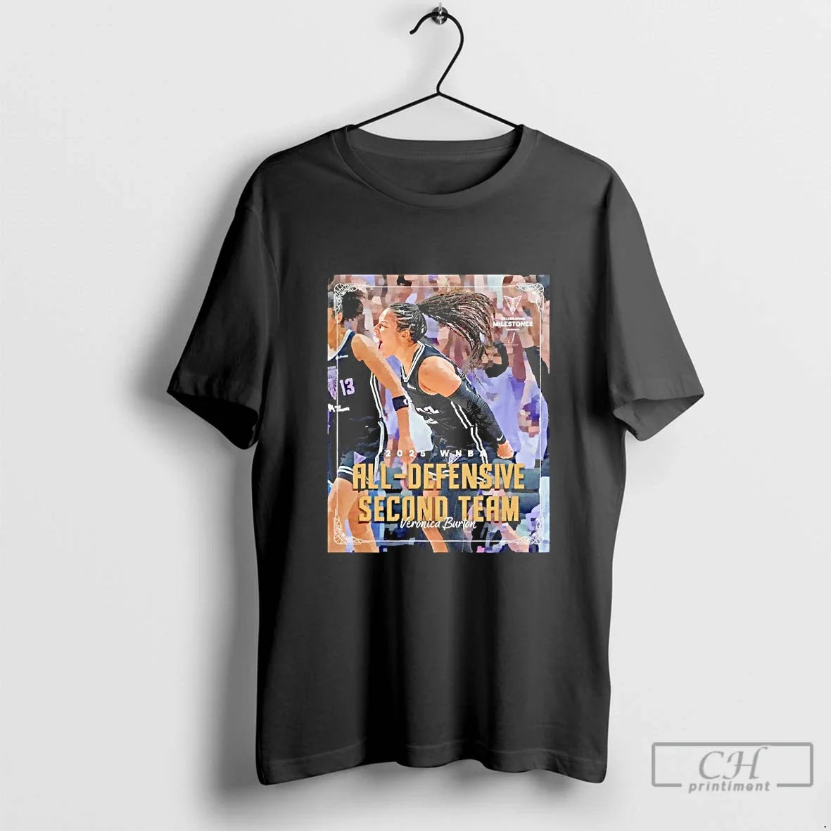 Classic Veronica Burton Golden State Valkyries 2025 Wnba All Defensive Second Team Blackshirt T-Shirts, Hoodie, Sweatshirt - T-Shirt, Sweatshirt, Hoodie