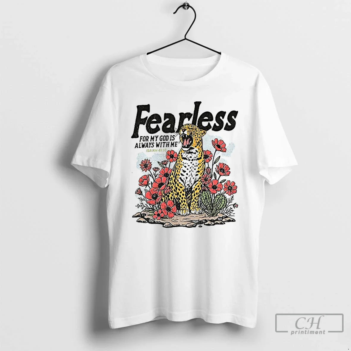 Classic Vintage Leopard Fearless My God Is Always Me T-Shirts, Hoodie, Sweatshirt - T-Shirt, Sweatshirt, Hoodie