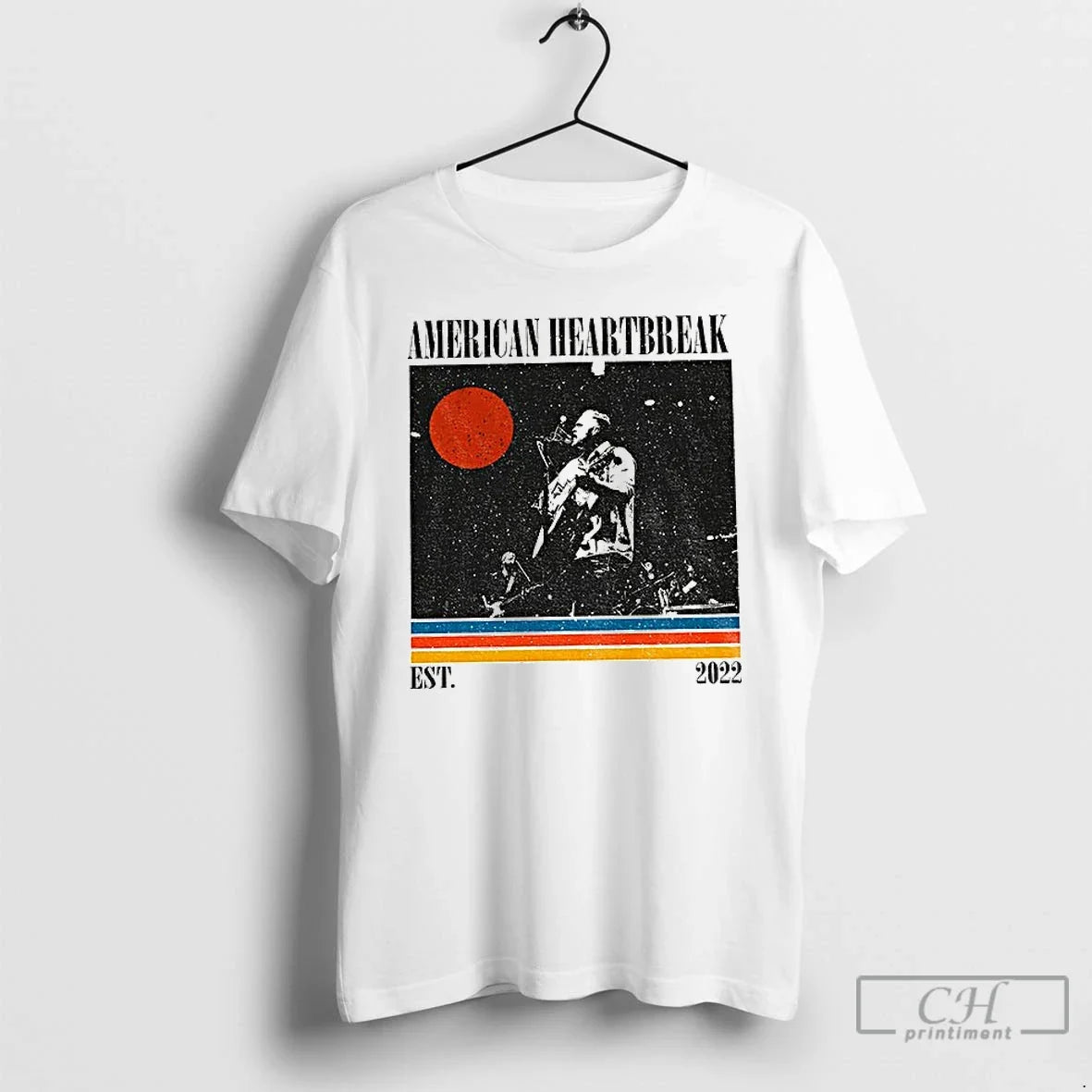 Classic Vintage Zach Bryan American Heartbreak Est 2022 T-Shirts, Hoodie, Sweatshirt - T-Shirt, Sweatshirt, Hoodie