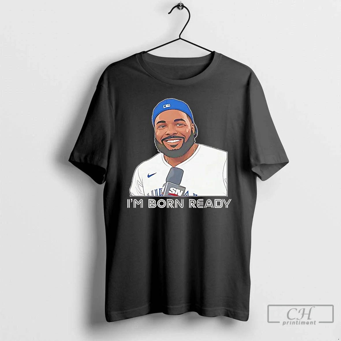 Classic Vladimir Guerrero Jr Im Born Ready T-Shirts, Hoodie, Sweatshirt - T-Shirt, Sweatshirt, Hoodie