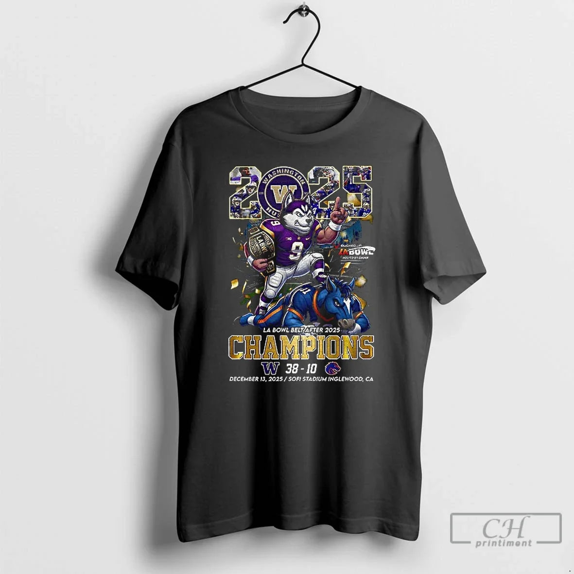 Classic Washington Huskies Beat Boise State Broncos La Bowl Belt After 2025 Champions T-Shirts, Hoodie, Sweatshirt - T-Shirt, Sweatshirt, Hoodie