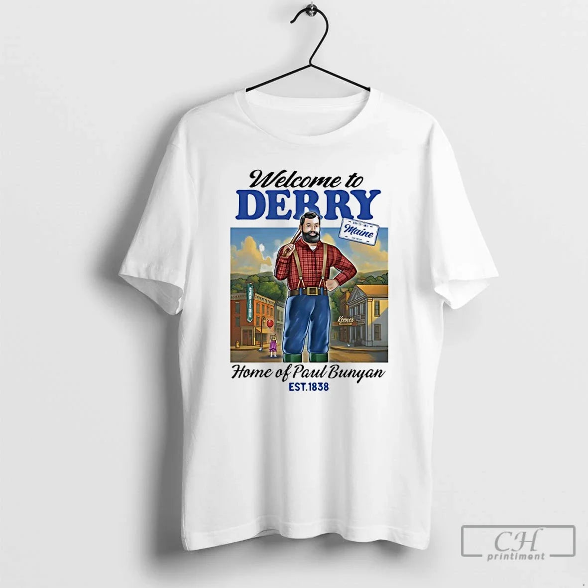 Classic Welcome Derry Home Paul Bunyan Est 1838 T-Shirts, Hoodie, Sweatshirt - T-Shirt, Sweatshirt, Hoodie