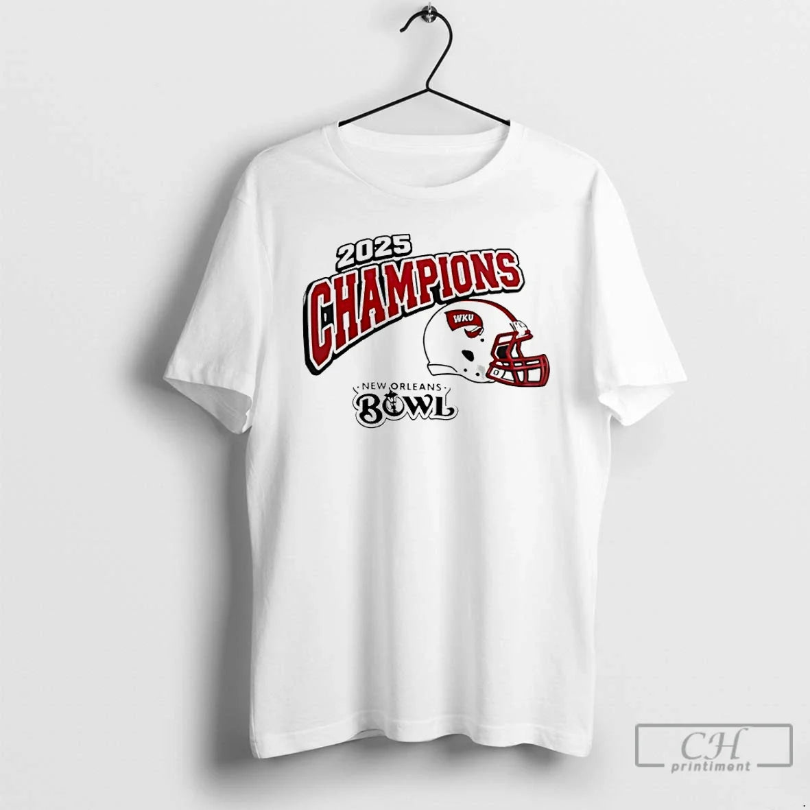 Classic Western Kentucky Hilltoppers New Orleans Bowl 2025 Champions Helmet T-Shirts, Hoodie, Sweatshirt - T-Shirt, Sweatshirt, Hoodie