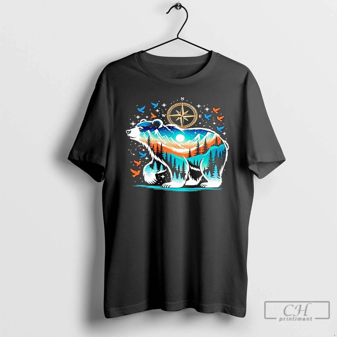 Classic Wildlife Animal Nature Bear Camping T-Shirts, Hoodie, Sweatshirt - T-Shirt, Sweatshirt, Hoodie
