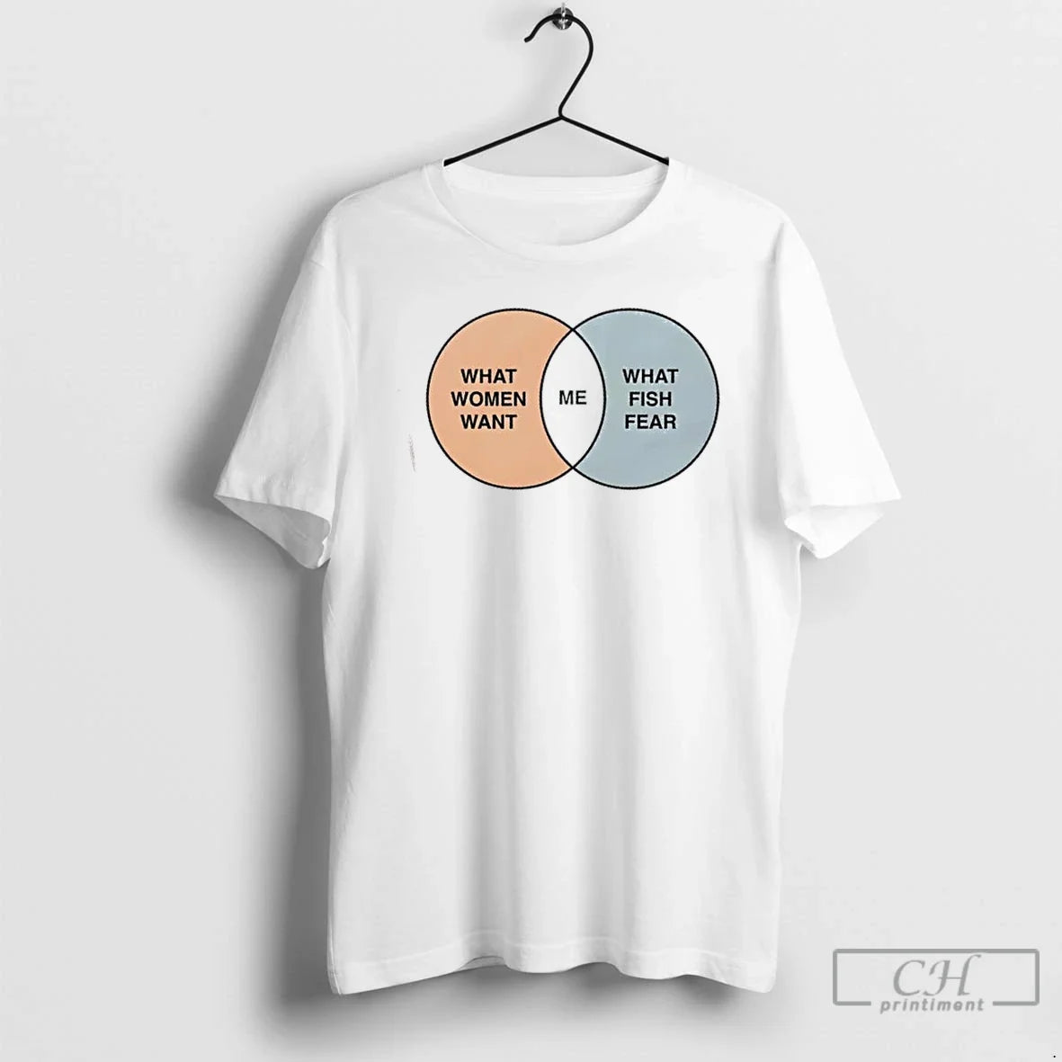 Classic Want Me Fish Fear Me Venn Diagram T-Shirts, Hoodie, Sweatshirt - T-Shirt, Sweatshirt, Hoodie
