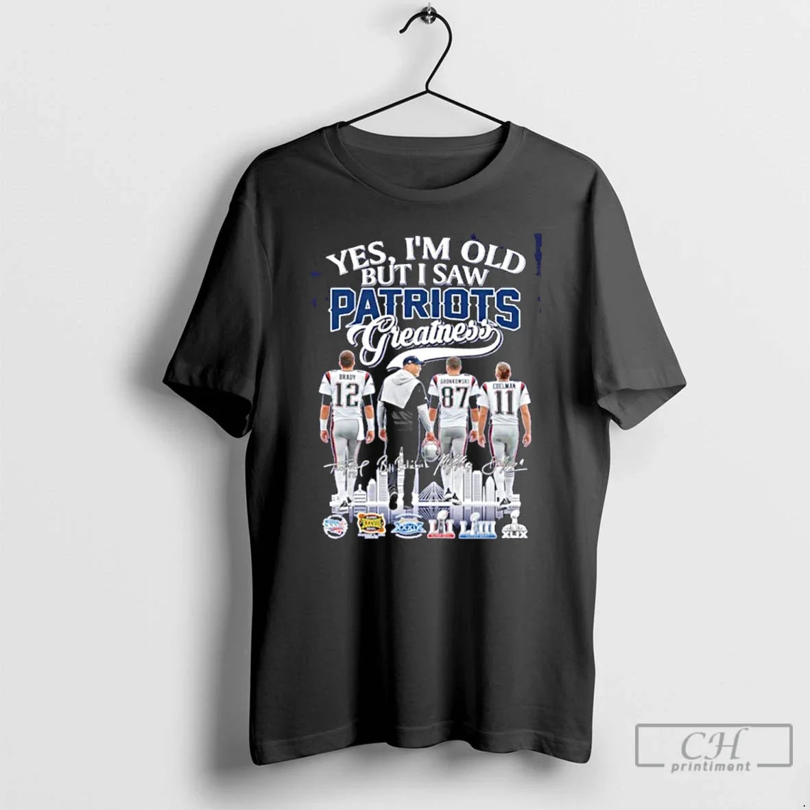 Classic Yes Im Old But I Saw Patriots Greatness Brady Gronkowski Edelman Signature T-Shirts, Hoodie, Sweatshirt - T-Shirt, Sweatshirt, Hoodie