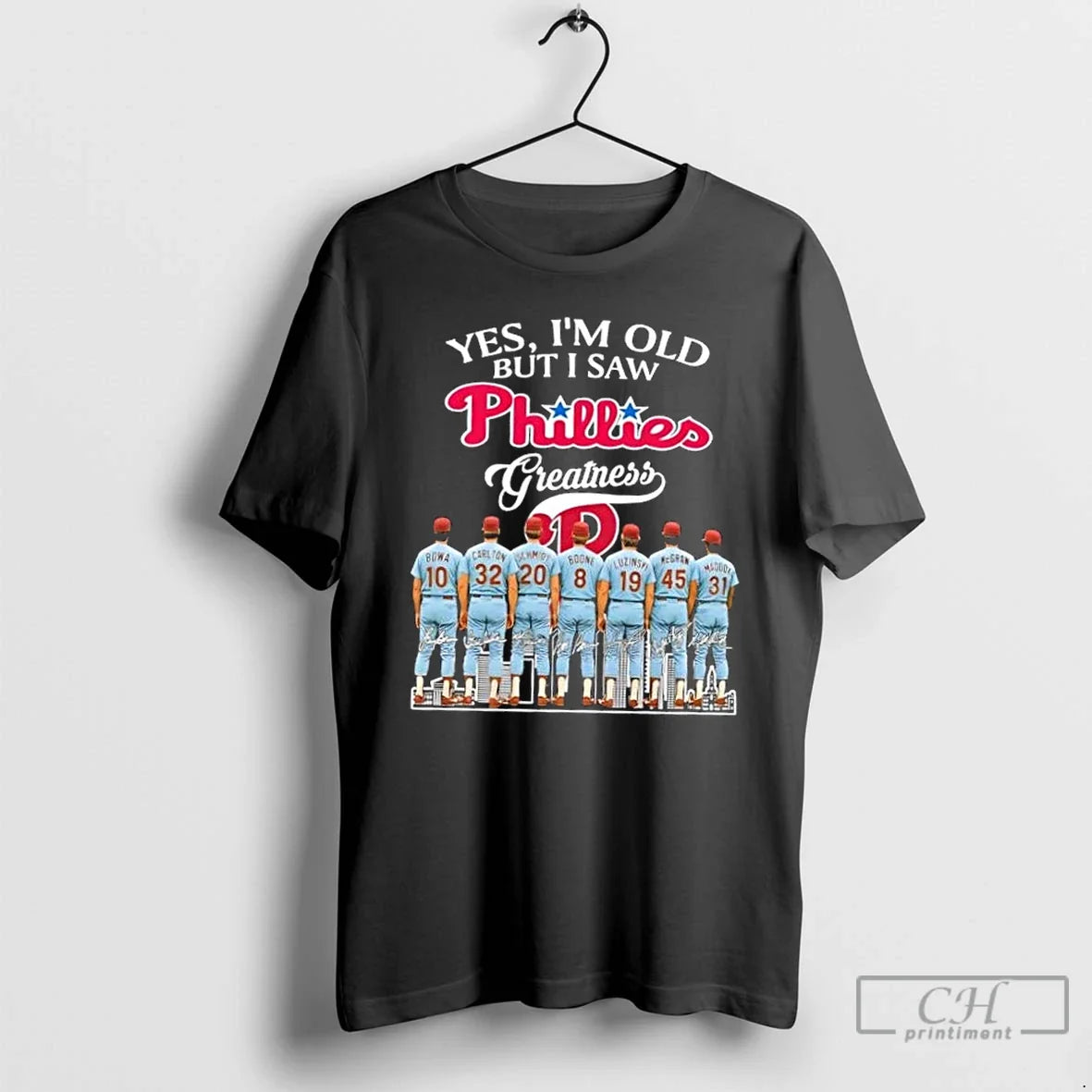 Classic Yes Im Old But I Saw Philadelphia Phillies Greatness Bowa Carlton Schmidt Boone Luzinski T-Shirts, Hoodie, Sweatshirt - T-Shirt, Sweatshirt, Hoodie