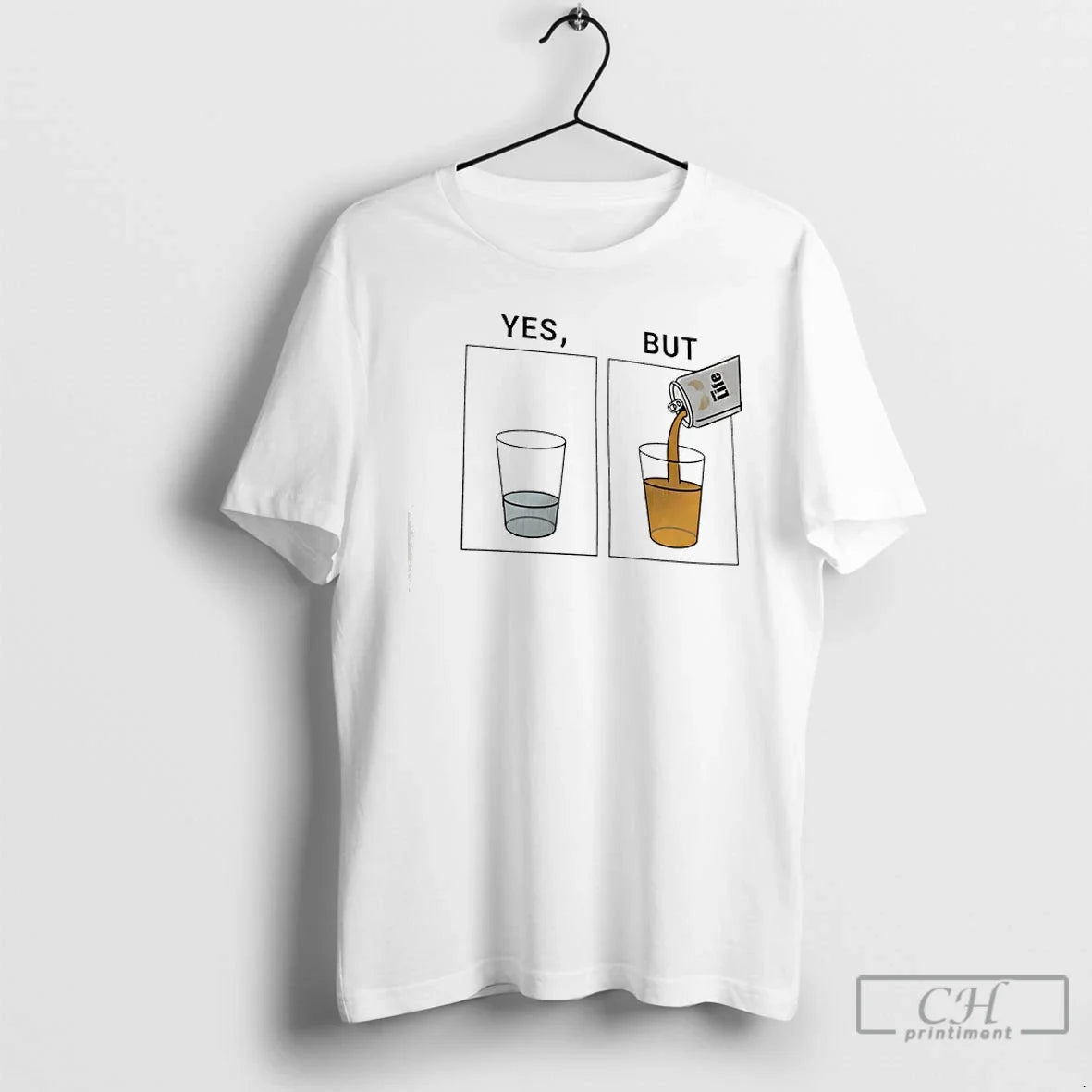 Classic Yes Water Glass But Life Beer Half Full Glass T-Shirts, Hoodie, Sweatshirt - T-Shirt, Sweatshirt, Hoodie