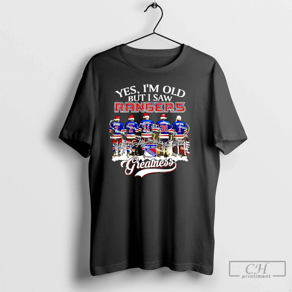 Classic Yes Im Old But I Saw New York Rangers Greatness Legends Signatures T-Shirts, Hoodie, Sweatshirt - T-Shirt, Sweatshirt, Hoodie