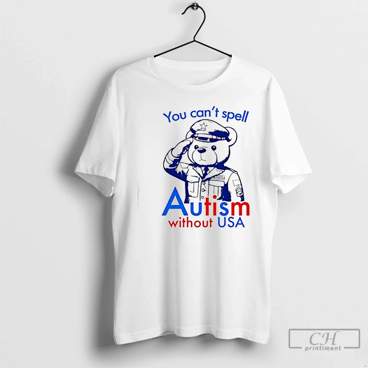 Classic You Cant Spell Autism Without Usa Bear T-Shirts, Hoodie, Sweatshirt - T-Shirt, Sweatshirt, Hoodie