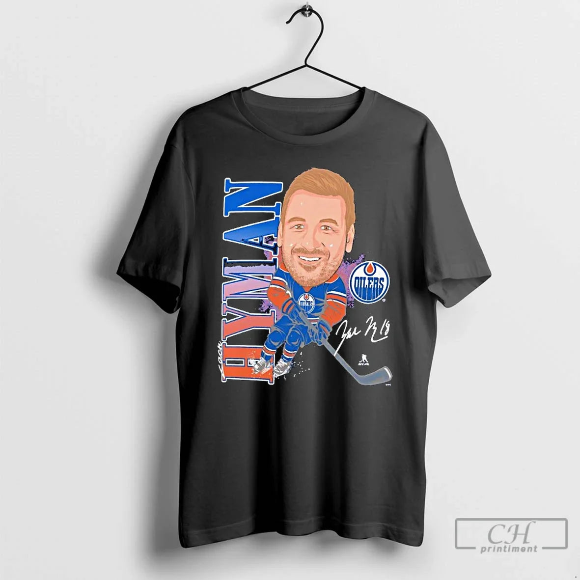 Classic Zach Hyman Edmonton Oilers Player Action Signature T-Shirts, Hoodie, Sweatshirt - T-Shirt, Sweatshirt, Hoodie