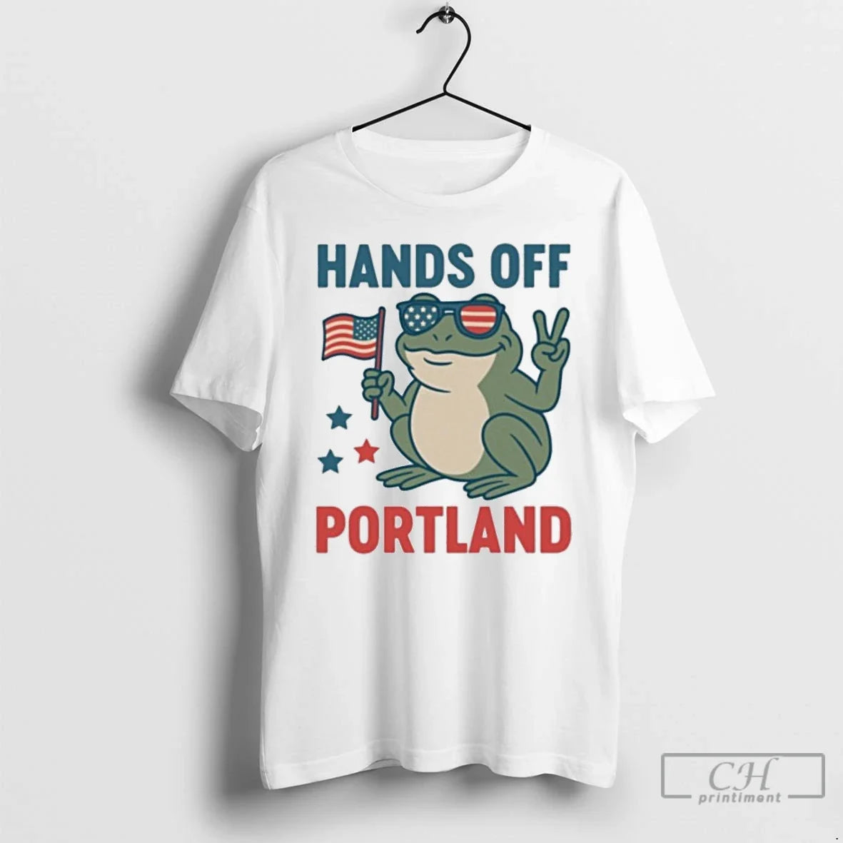Classic Hands Off Portland Frog Protest Against Fascism T-Shirts, Hoodie, Sweatshirt - T-Shirt, Sweatshirt, Hoodie