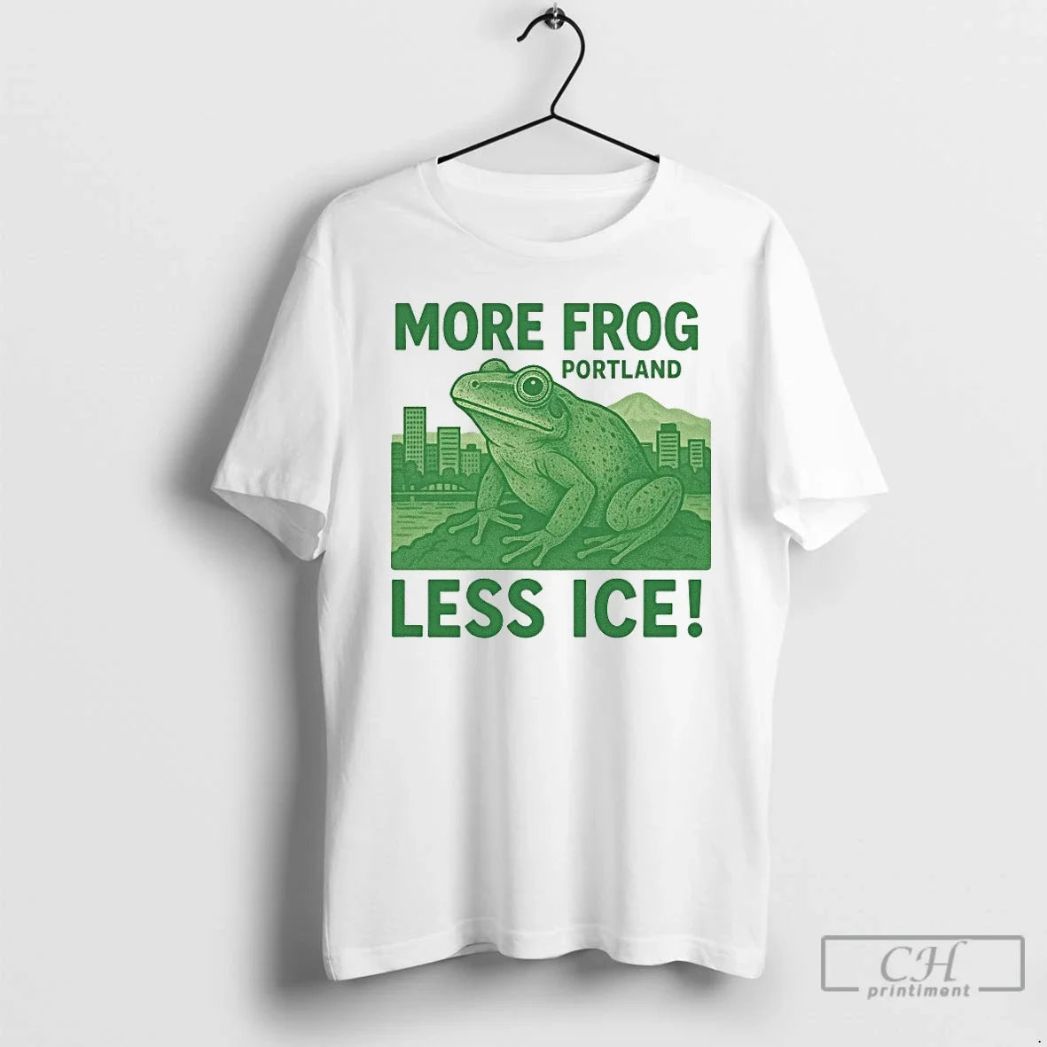 Classic More Frog Portland Less Ice T-Shirts, Hoodie, Sweatshirt - T-Shirt, Sweatshirt, Hoodie